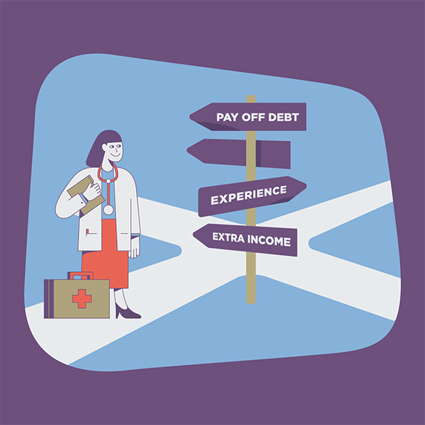 Using locum tenens to transition to fellowship