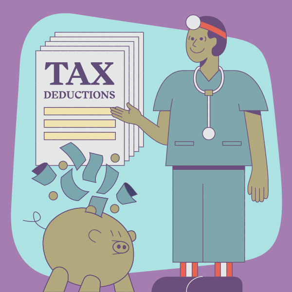 7 physician tax deductions for locum tenens doctors