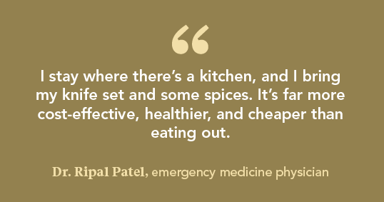 Kitchen tips locum tenens housing