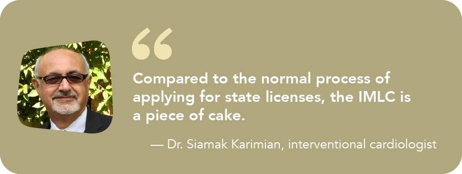 Quote from Dr. Siamak Karimian, interventional cardiologist