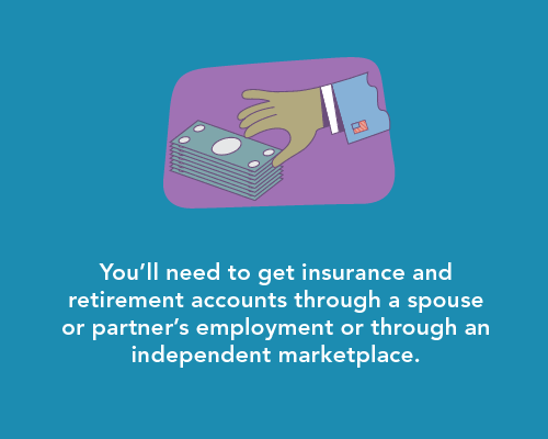 graphic with suggestions for locum gastroenterologist on how to obtain health insurance