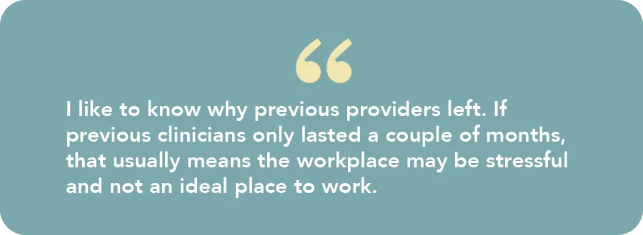 Quote from NP Sophia Khawley on why a site needs locums coverage
